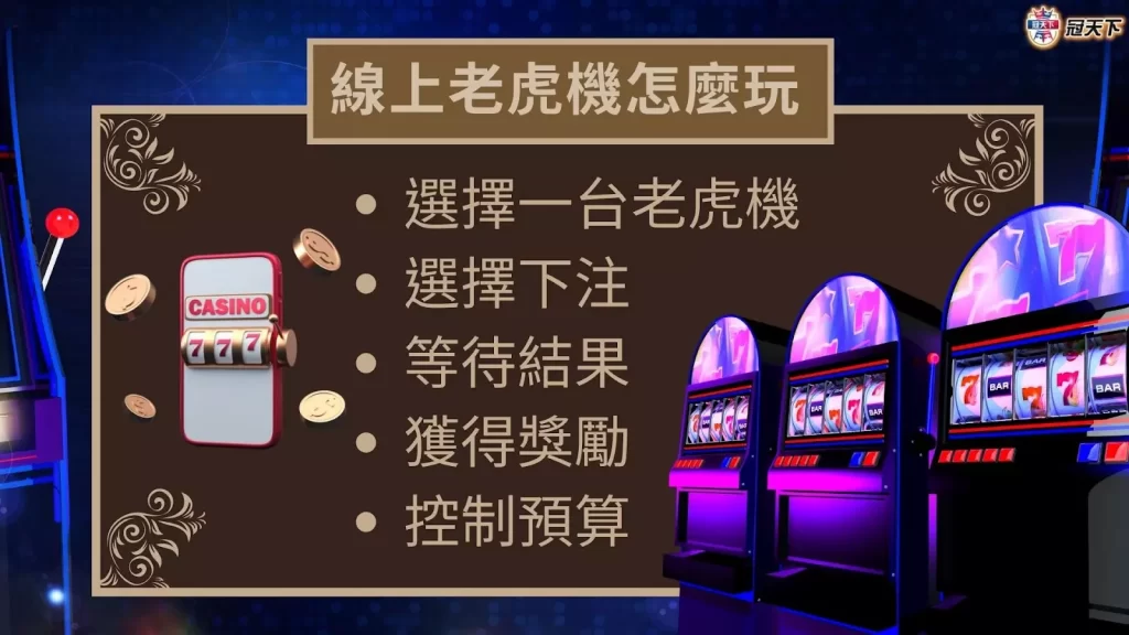 線上老虎機怎麼玩 線上老虎機玩法 線上老虎機圖示